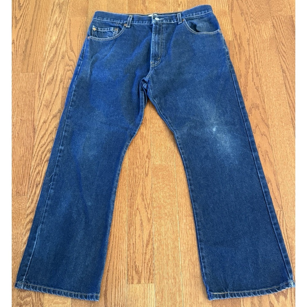 Vintage Levis 517 Jeans Mens 36x30 Blue Medium Wash Bootcut Western Denim Y2K